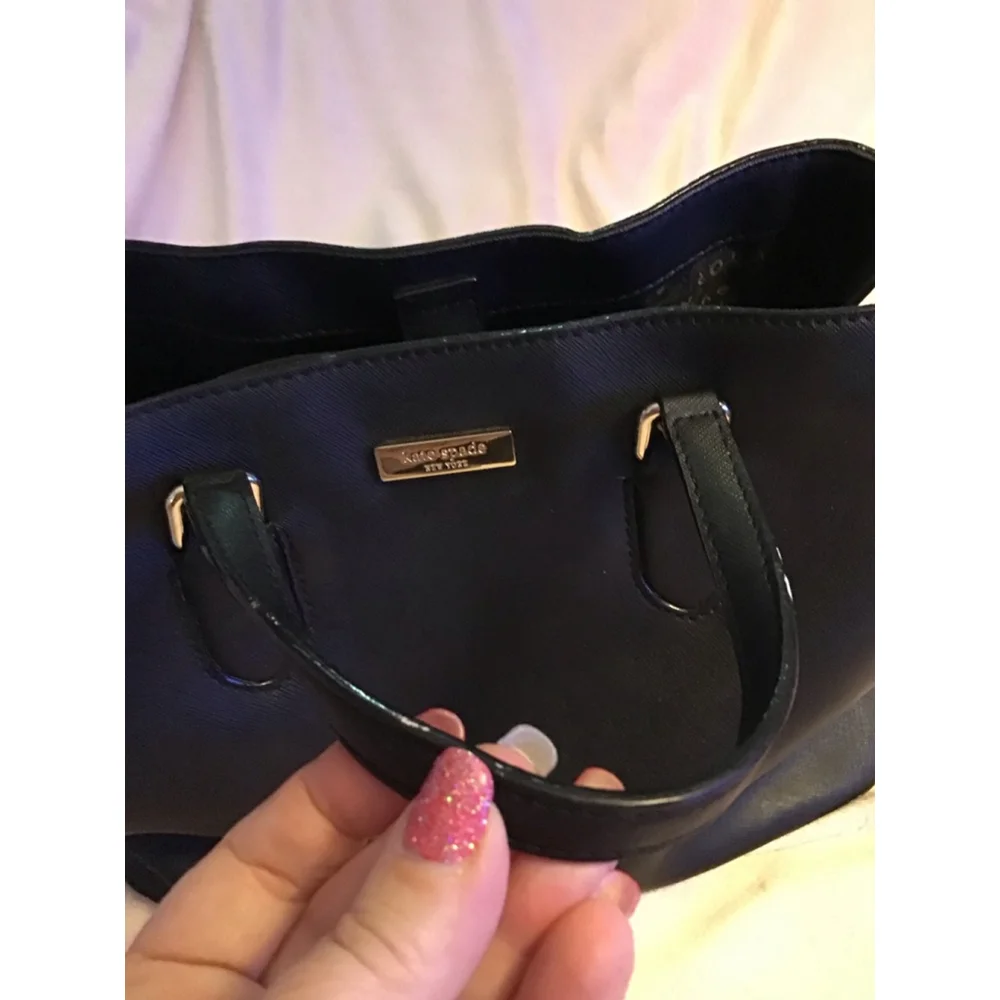 Women's Kate Spade Black Satchel Handbag Crossbody - Picture 5 of 16